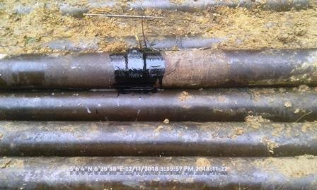 JIV PIC SHOWING REPAIRED POINT